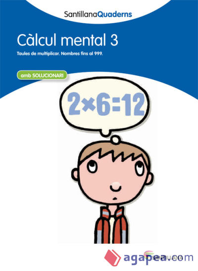 CALCUL MENTAL 3 SANTILLANA QUADERNS