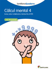 Portada de CALCUL MENTAL 4  SANTILLANA QUADERNS