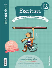 Portada de CUADERNO ESCRITURA SERIE ENTRENATE 2 PRIMARIA