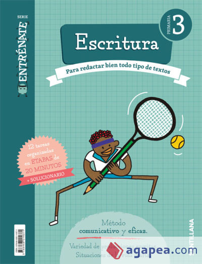 CUADERNO ESCRITURA SERIE ENTRENATE 3 PRIMARIA