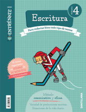 Portada de CUADERNO ESCRITURA SERIE ENTRENATE 4 PRIMARIA