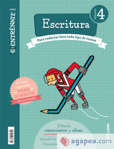 CUADERNO ESCRITURA SERIE ENTRENATE 4 PRIMARIA