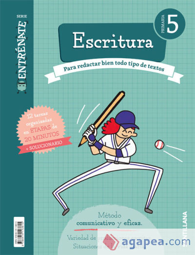 CUADERNO ESCRITURA SERIE ENTRENATE 5 PRIMARIA