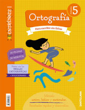 Portada de CUADERNO ORTOGRAFIA SERIE ENTRENATE 5 PRIMARIA