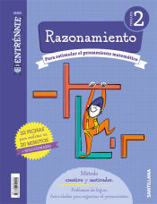 Portada de CUADERNO RAZONAMIENTO SERIE ENTRENATE 2 PRIMARIA