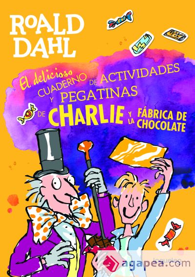 Charlie y la fábrica de chocolate (libro de pegatinas)