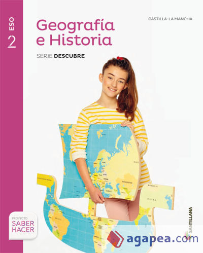 GEOGRAFIA E HISTORIA 2ESO C-LA MANCHA + CUADERNO SANTILLANA EDUCACIÓN