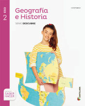 Portada de GEOGRAFIA E HISTORIA 2ESO CANTABRIA + CUADERNO SANTILLANA EDUCACIÓN