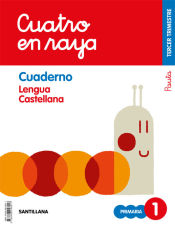 Portada de GLOBALIZADO CUATRO EN RAYA. CUADERNO LENGUA PAUTA 1 PRIMARIA 3 TRIMESTRE