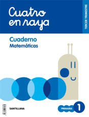 Portada de GLOBALIZADO CUATRO EN RAYA CUADERNO MATEMATICAS 1 PRIMARIA 3 TRIM