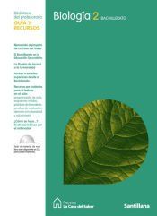 Portada de GUIA BIOLOGIA 2 BACHILLERATO LA CASA DEL SABER SANTILLANA