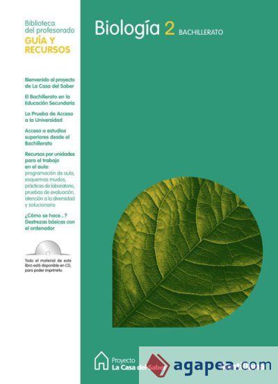 GUIA BIOLOGIA 2 BACHILLERATO LA CASA DEL SABER SANTILLANA
