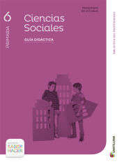 Portada de Guía C. Sociales 6Prm Asturias