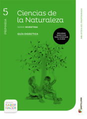 Portada de Guía Ciencias naturales 5 primaria primer trimestre Resto (9unidades)