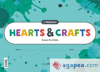 HEARTS & CRAFTS GREEN NOTEBOOK 1 PRIMARIA