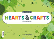 Portada de HEARTS & CRAFTS GREEN NOTEBOOK 2 PRIMARIA