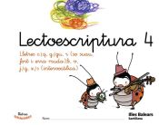 Portada de LECTOESCRIPTURA 4 LLETRES ENCANTADES