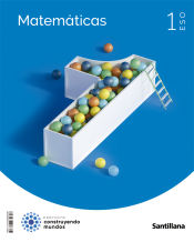 Portada de MATEMATICAS 1 ESO CONSTRUYENDO MUNDOS