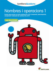 Portada de NOMBRES I OPERACIONS 1 SANTILLANA QUADERNS