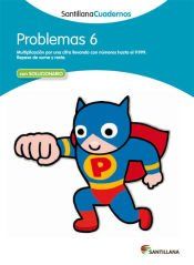 Portada de Problemas Santillana Cuaderno 6