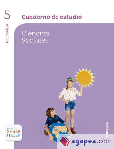 Proyecto Saber hacer. Cuaderno de estudio de Ciencias Sociales, 5º Primaria