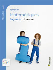 Portada de QUADERN MATEMATIQUES 1 PRIMARIA 2 TRIM SABER FER