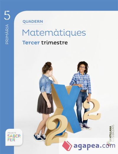 QUADERN MATEMATIQUES 5 PRIMARIA 3 TRIM SABER FER