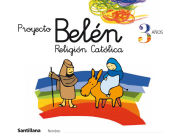 Portada de RELIGION CATOLICA 3 AÑOS PROYECTO BELEN