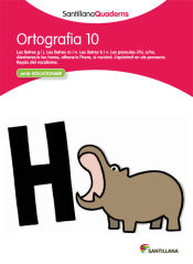 Portada de SANTILLANA QUADERNS ORTOGRAFIA 10