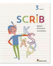 Portada de SCRIB METODO DE ESCRITURA COMUNICATIVA 3 PRIMARIA