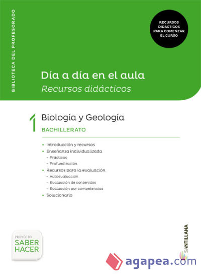 Saber Hacer, Día a día en el aula, Biología y Geología, 1 Bachillerato Recursos didácticos