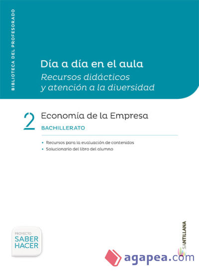 Saber Hacer, Economía de la empresa, 2 Bachillerato