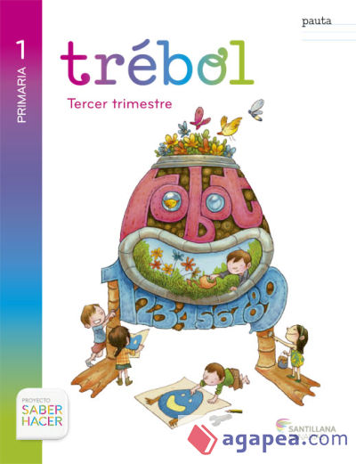 Trebol pauta 1º Primaria : Tercer trimestre