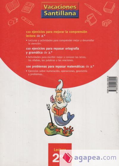 Vacaciones santillana 100 problemas para repasar matematicas 2 primaria ...