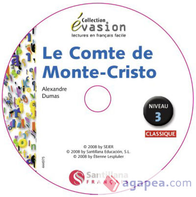 EVASION CLASSIQUE NIVEAU 3 LE COMTE DE MONTE CRISTO + CD