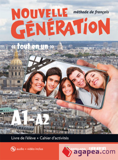 NOUVELLE GENERATION A1/A2 LIVRE/EXERCICES+CD+DVD