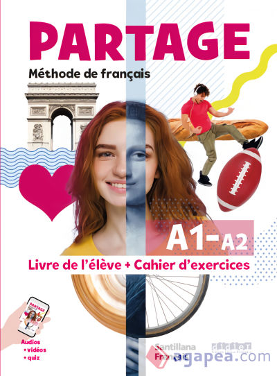 PARTAGE A1/A2 LIVRE+CAHIER