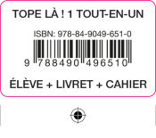 Portada de TOPE LA! 1 TOUT EN UN ELEVE+CAH+LIV+COD