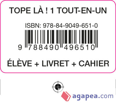 TOPE LA! 1 TOUT EN UN ELEVE+CAH+LIV+COD