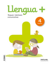 Portada de LLENGUA+ SERIE PRACTICA TASQUES I DESTRESES COMUNICATIVES 4 PRIMARIA