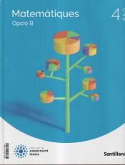 Portada de MATEMATICAS B 4 ESO CONSTRUINT MONS