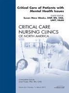 Portada de Critical Care of Patients with Mental Health Issues, An Issue of Critical Care Nursing Clinics - E-Book (Ebook)