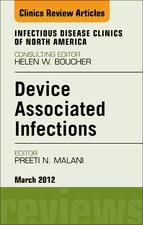 Portada de Device Associated Infections, An Issue of Infectious Disease Clinics - E-Book (Ebook)