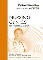 Portada de Patient Education, An Issue of Nursing Clinics - E-Book (Ebook)
