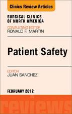 Portada de Patient Safety, An Issue of Surgical Clinics - E-Book (Ebook)