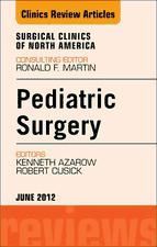 Portada de Pediatric Surgery, An Issue of Surgical Clinics- E-Book (Ebook)