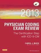 Portada de Physician Coding Exam Review 2013 - E-Book (Ebook)