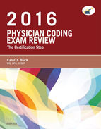 Portada de Physician Coding Exam Review 2016 - E-Book (Ebook)