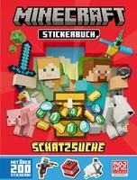 Portada de Minecraft Stickerbuch Schatzsuche