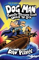 Portada de Dog Man: Twenty Thousand Fleas Under the Sea: A Graphic Novel (Dog Man #11): From the Creator of Captain Underpants